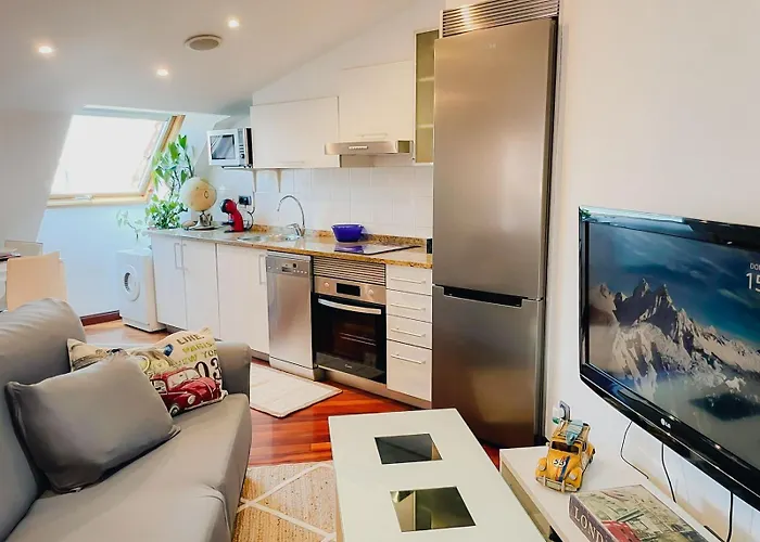Apartamento Centro De Vigo, Garaje Y Vistas Ria *